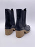 Anonymous Copenhagen Laurell platform grained solft calk zwart